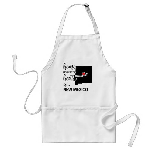 New Mexico home is where the heart is Adult Apron