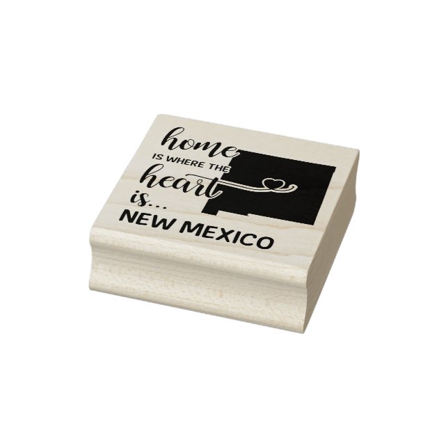 New Mexico home is where the heart is Rubber Stamp (Stamp)