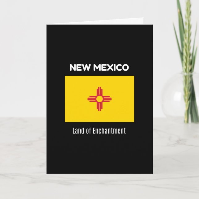 New Mexico, Land of Enchantment Card (Front)