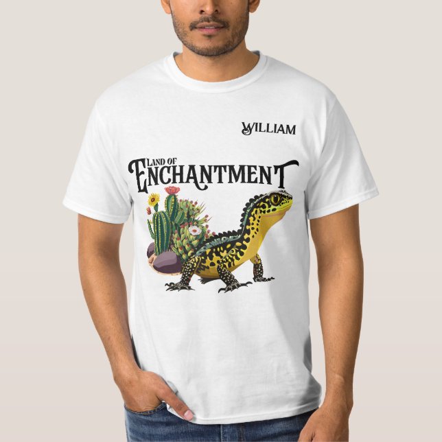 New Mexico, Land of Enchantment Customizable Men's T-Shirt (Front)