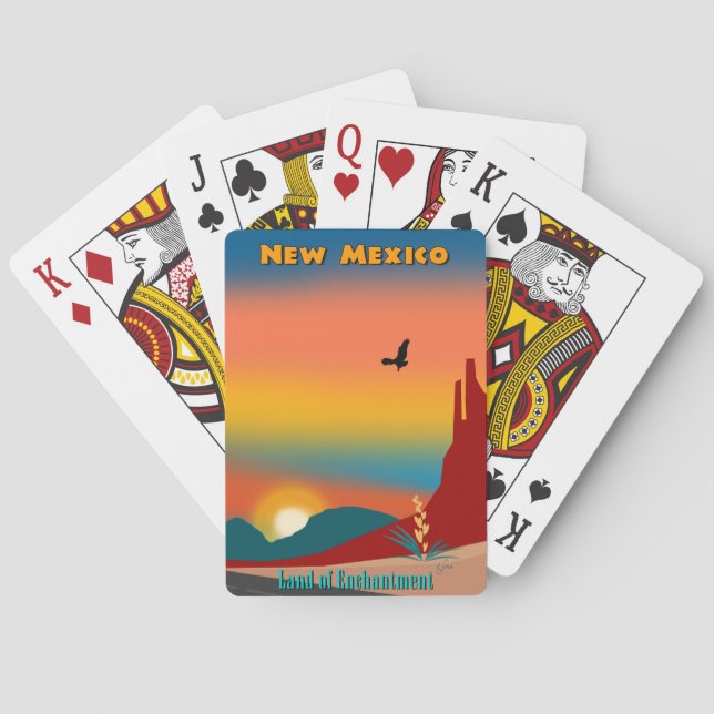 New Mexico - Land of Enchantment Poker Cards (Back)