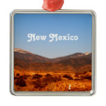 New Mexico Landscape Metal Ornament