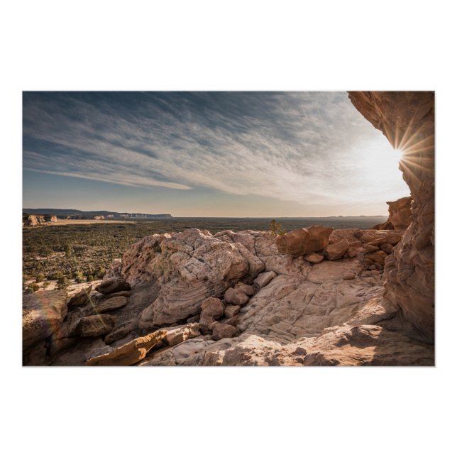 New Mexico Landscape Photo Poster (Front)