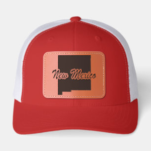 New Mexico Leather Patch Hat