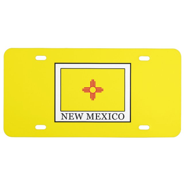 New Mexico License Plate (Front)