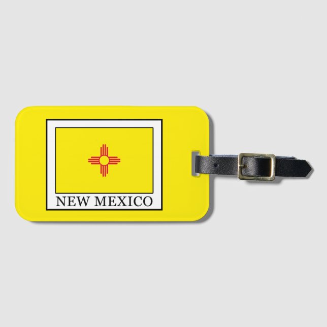 New Mexico Luggage Tag (Front Horizontal)