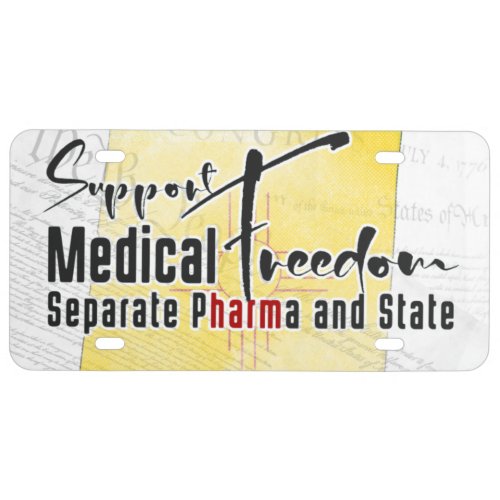New Mexico Medical Freedom License Plate