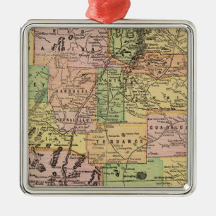 New Mexico Metal Ornament