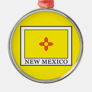 New Mexico Metal Ornament