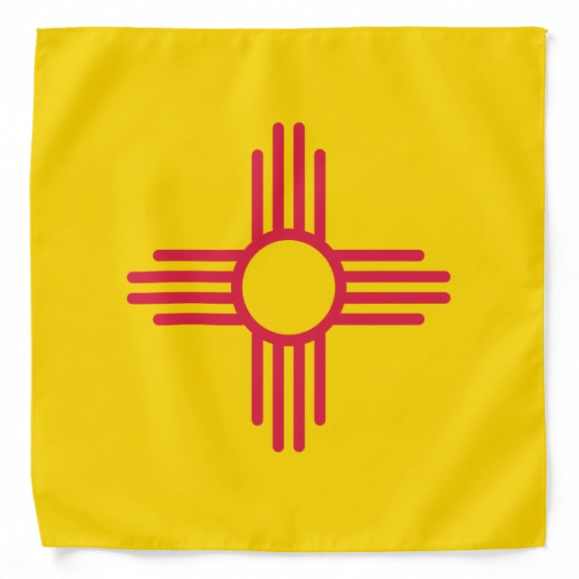 New Mexico Mexican Flag Bandana (Front)