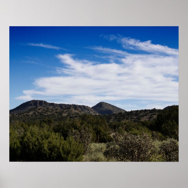 New Mexico Mountain Landscape Color 16x20 Poster (Front)