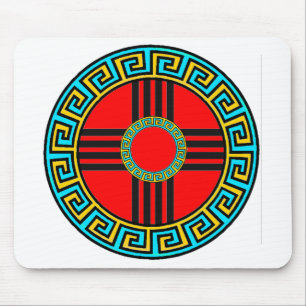 New Mexico Native American Zia Symbol Mouse Pad