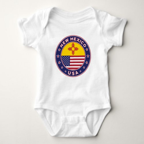 New Mexico New Mexico t_shirtlegging Baby Bodysuit