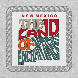 New Mexico Nickname Word Art Patch