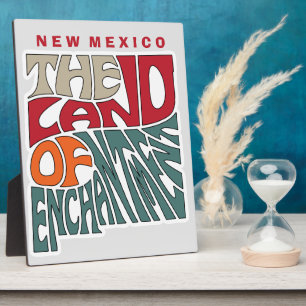 New Mexico Nickname Word Art Plaque