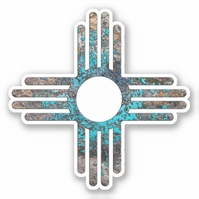 New Mexico of the United States of America Sticker (Front)