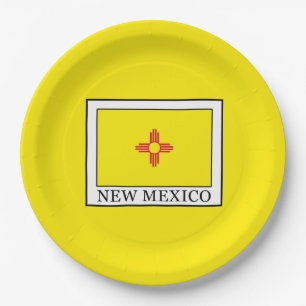 New Mexico Paper Plates