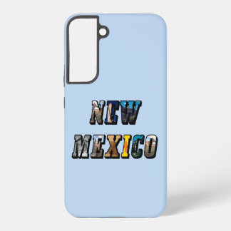 New Mexico Picture Text Samsung Galaxy S22+ Case