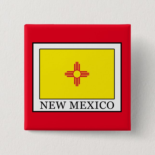 New Mexico Pinback Button (Front)