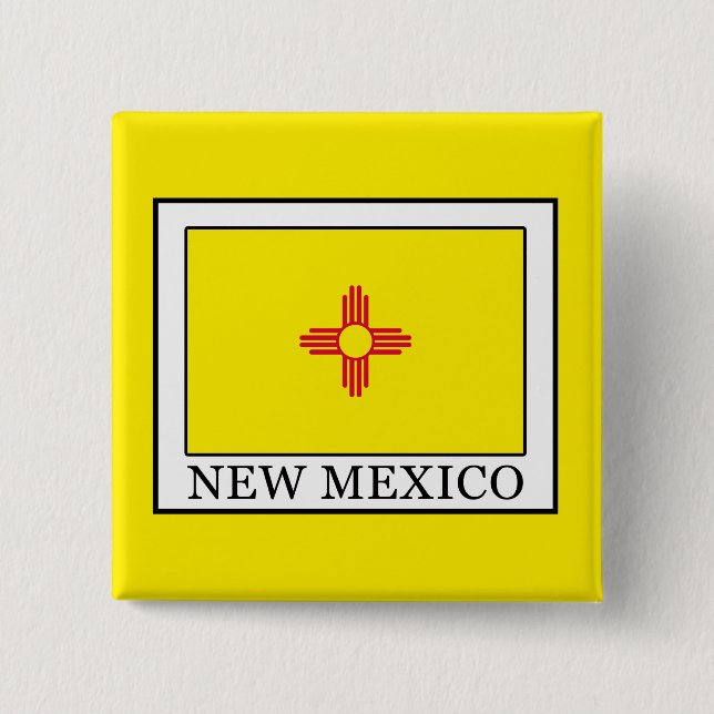 New Mexico Pinback Button (Front)
