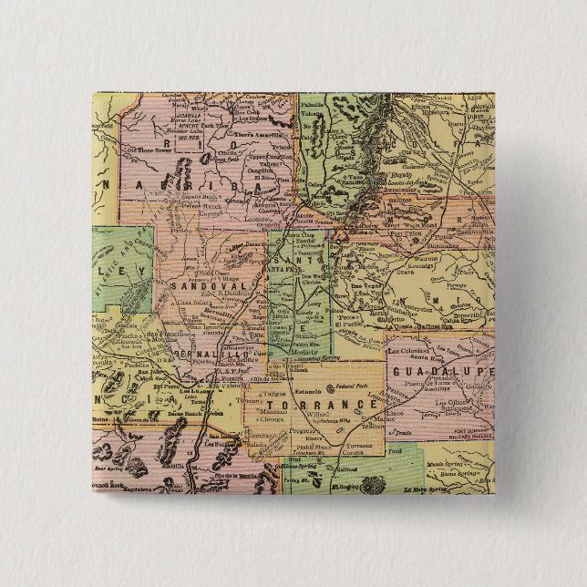 New Mexico Pinback Button (Front)