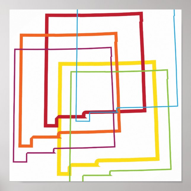 new mexico pride blur poster (Front)