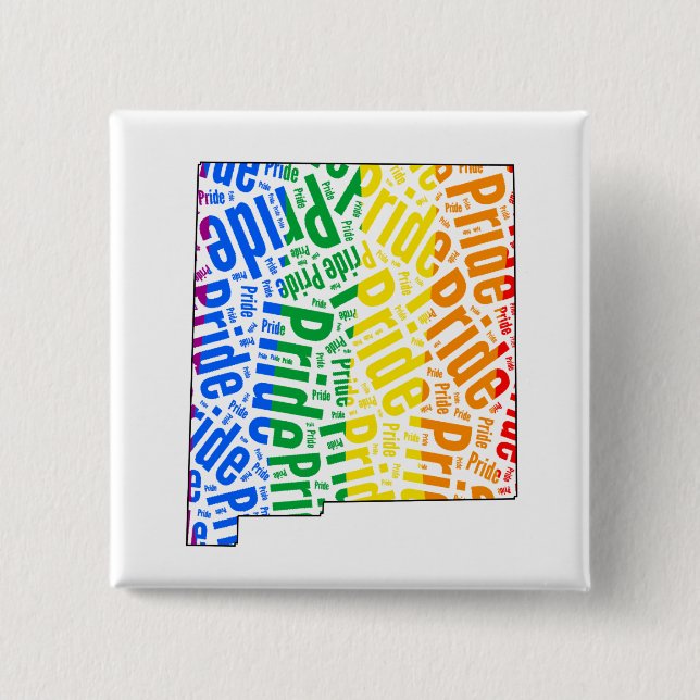 NEW MEXICO PRIDE BUTTON (Front)