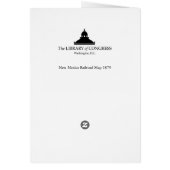 New Mexico Railroad Map 1879 (Back)