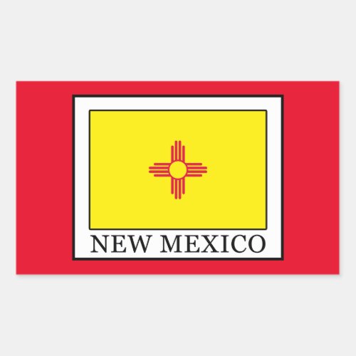 New Mexico Rectangular Sticker