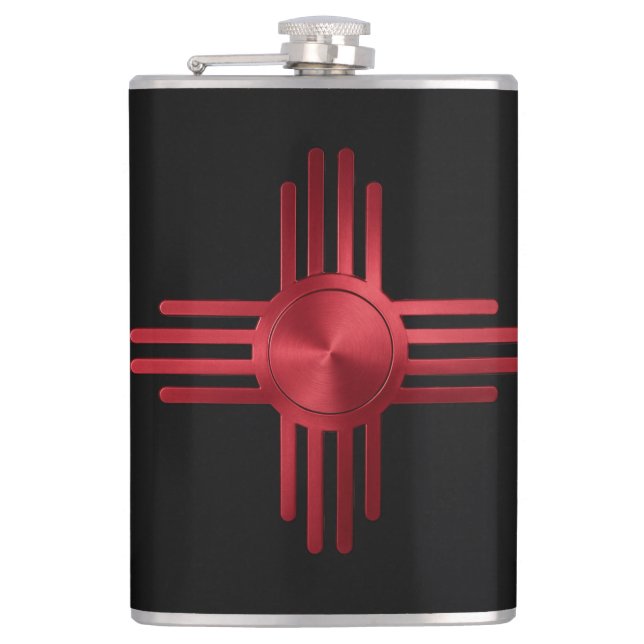 New Mexico Red  Flask (Front)