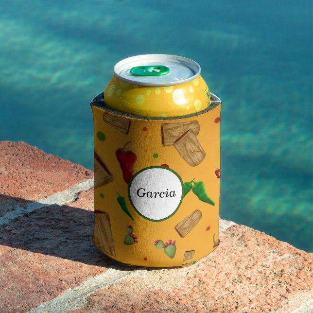 New Mexico Red & Green chile Tamales Zia Nopales Can Cooler (In Situ Pool)