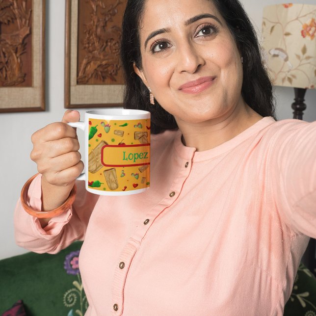 New Mexico Red & Green chile Tamales Zia Nopales Coffee Mug (Creator Uploaded)