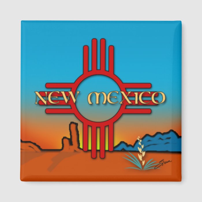 New Mexico Refrigerator Magnets