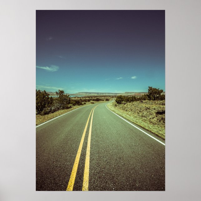 New Mexico Road Trip Landscape Photo Poster (Front)