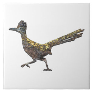 New Mexico Roadrunner Ceramic Tile