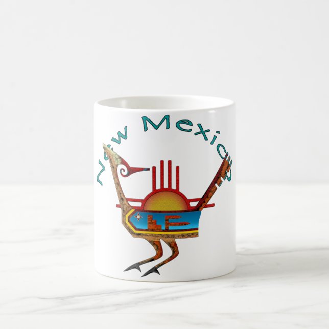 New Mexico Roadrunner Coffee Mug (Center)