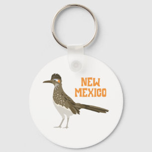 New Mexico Roadrunner Keychain