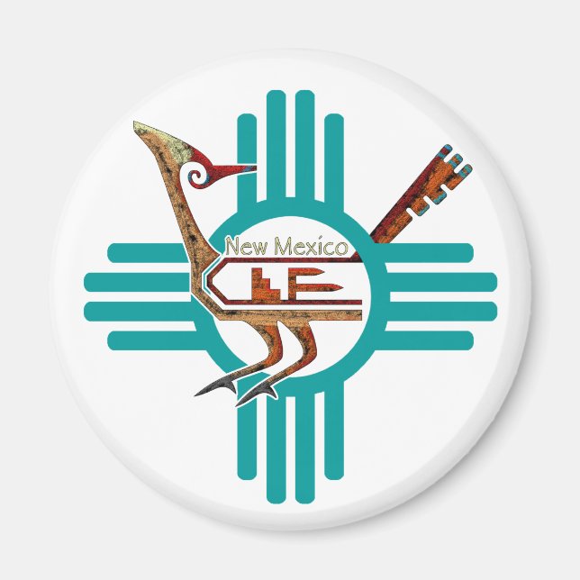 New Mexico Roadrunner Magnet (Front)