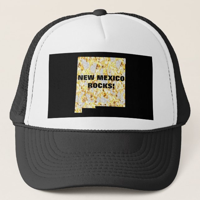 NEW MEXICO ROCKS TRUCKER HAT (Front)