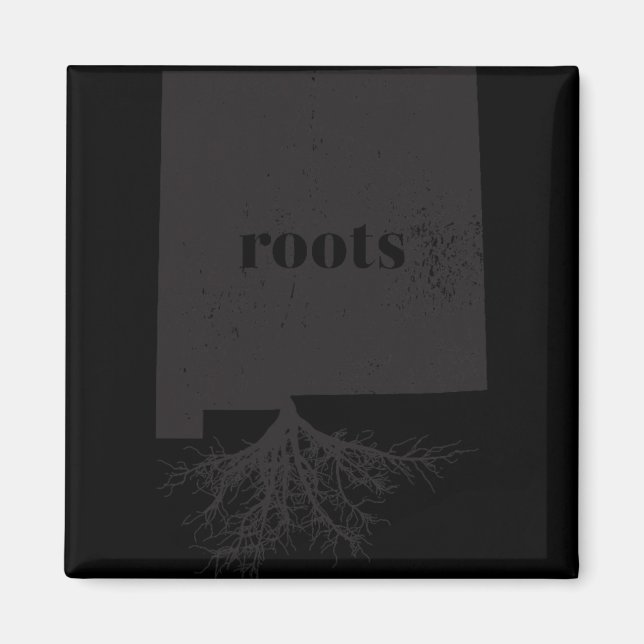 New Mexico Roots State Map Shirt Home Love Pride G Magnet (Front)