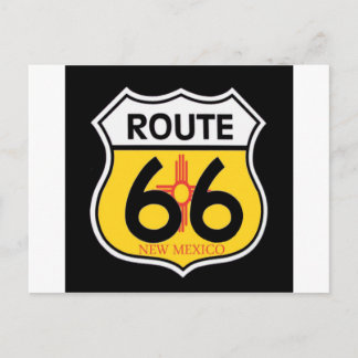 New Mexico Route 66 Shield Postcard
