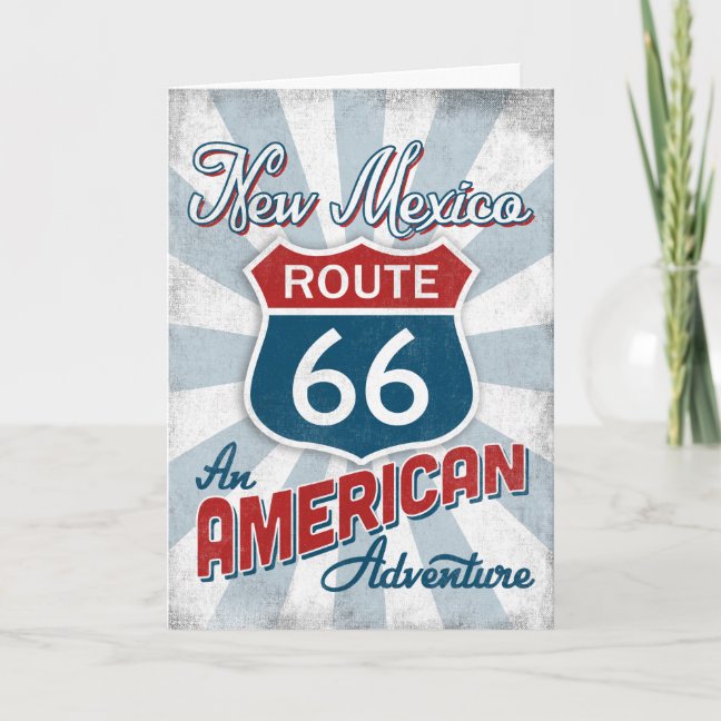 New Mexico Greeting Card - Route 66