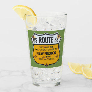 New Mexico Route U.S. 66 Pint Glass