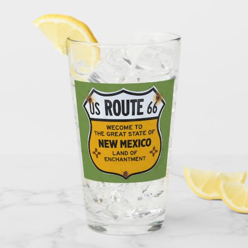  New Mexico Route US 66 Pint Glass