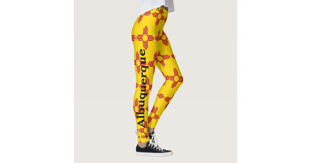 New Mexico Santa Fe Leggings Women S Running Pants Zazzle Com
