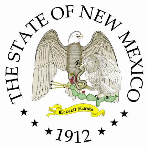 New Mexico sign Cutout