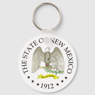 New Mexico sign Keychain