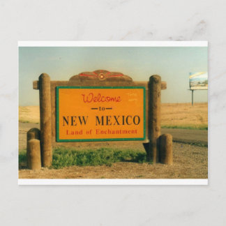 New Mexico Sign Postcard