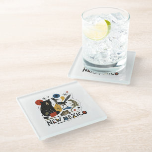 New Mexico Southwest Spirit Glass Coaster