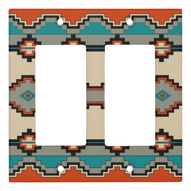New Mexico, Southwestern Style Light Switch Cover (Front)